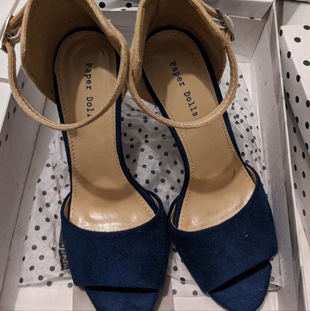 Sexy Strappy Suede Heels